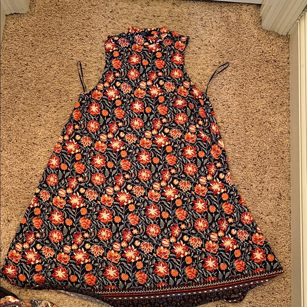 Angie Vibrant Floral Pattern Dress